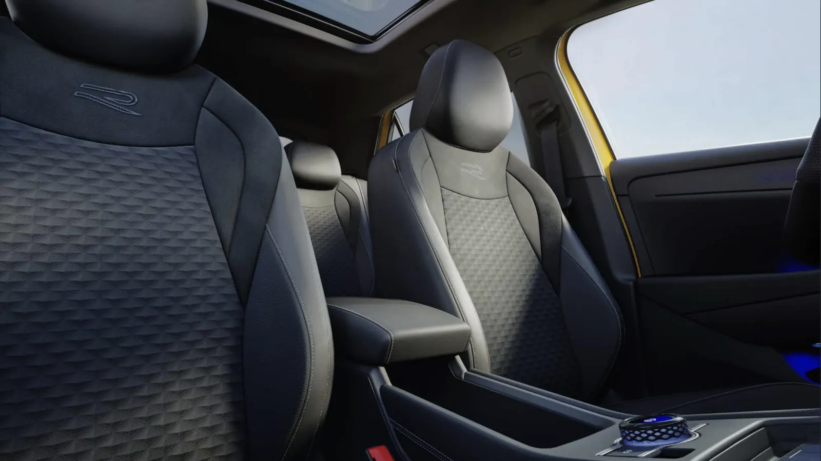 Seat upholstery detail