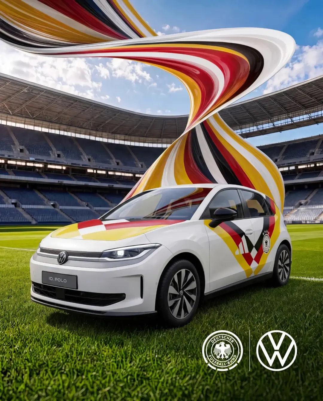 Volkswagen · World Cup 2026 social, AI-generated with SolidMeta